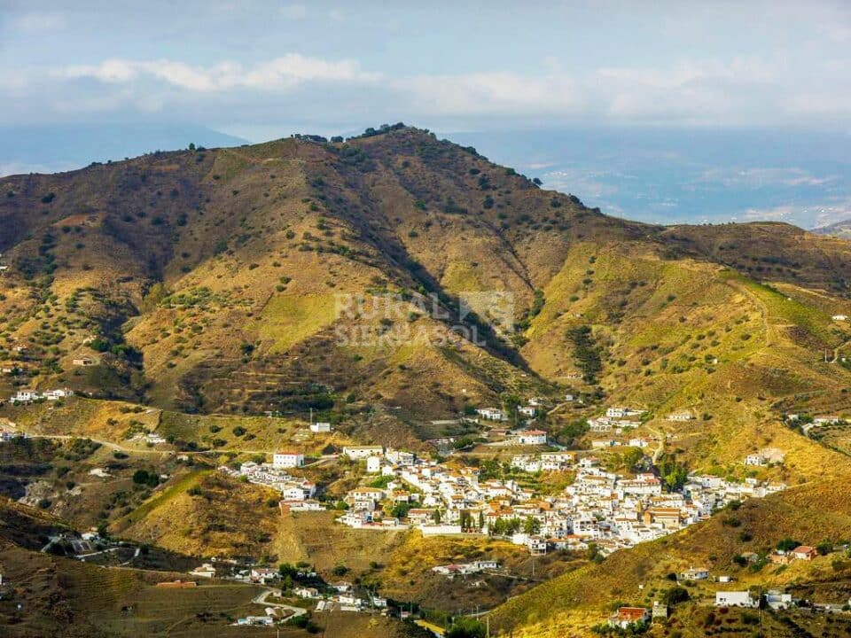 Vistas de Almáchar desde Casa rural en Almáchar (Málaga)-1127