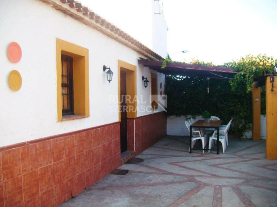 Terraza porche de Casa rural en Almachar (Málaga)- 1488