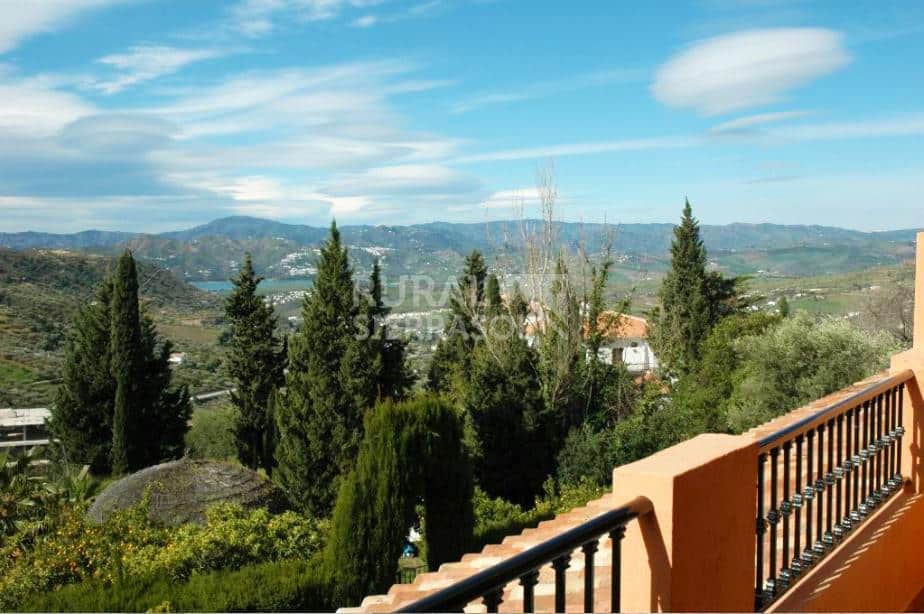 Vistas desde terraza de Hotel rural en Alcaucín (Málaga)-3415