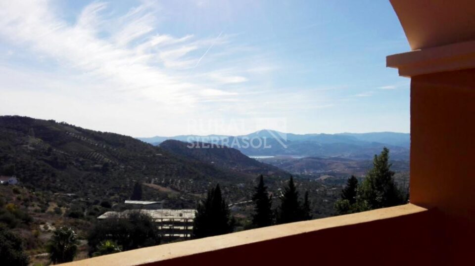 Terraza con vistas de Hotel rural en Alcaucín (Málaga)-3415