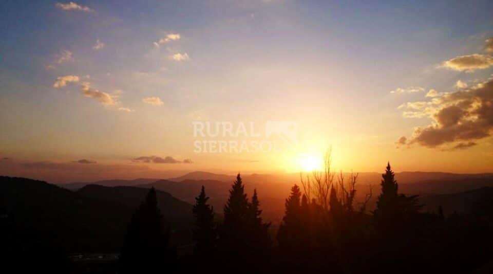 Atardecer desde Hotel rural en Alcaucín (Málaga)-3415