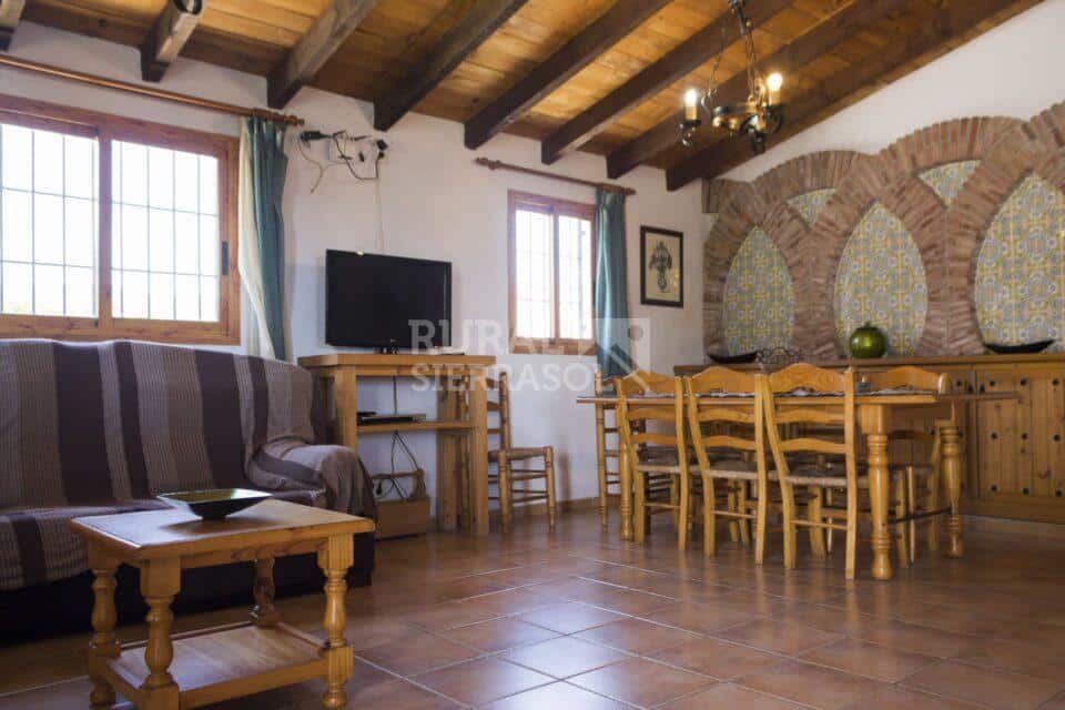 Salón con TV de Casa rural en Almáchar (Málaga)-1127