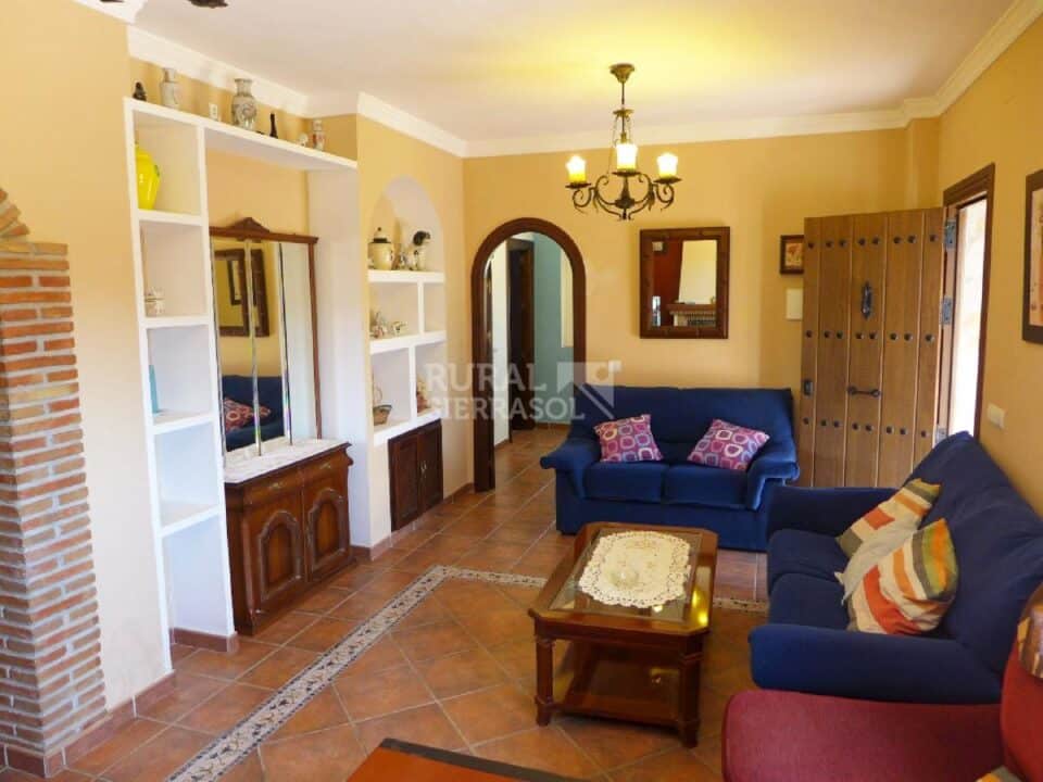 Salón con sofás de Casa rural en Almáchar (Málaga)-0805