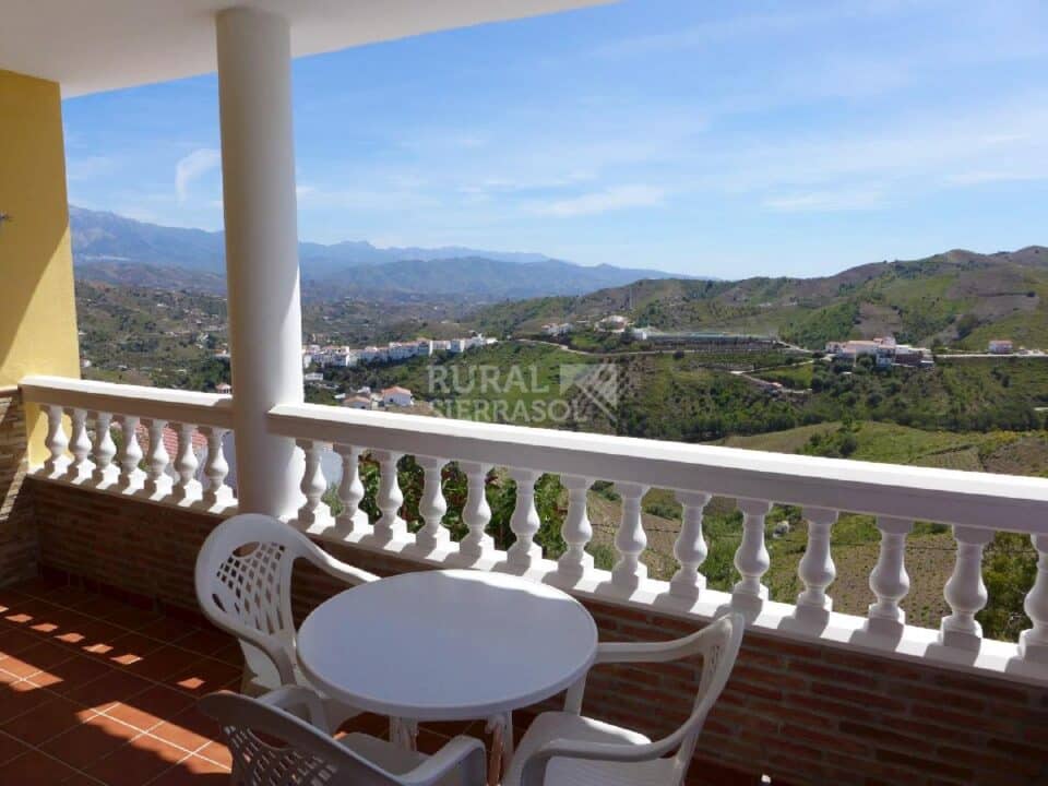 Vistas desde terraza de Casa rural en Almáchar (Málaga)-0805