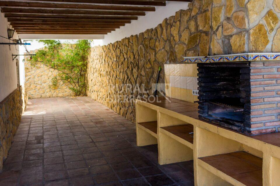 Zona de barbacoa Casa rural en Almáchar (Málaga)-1191