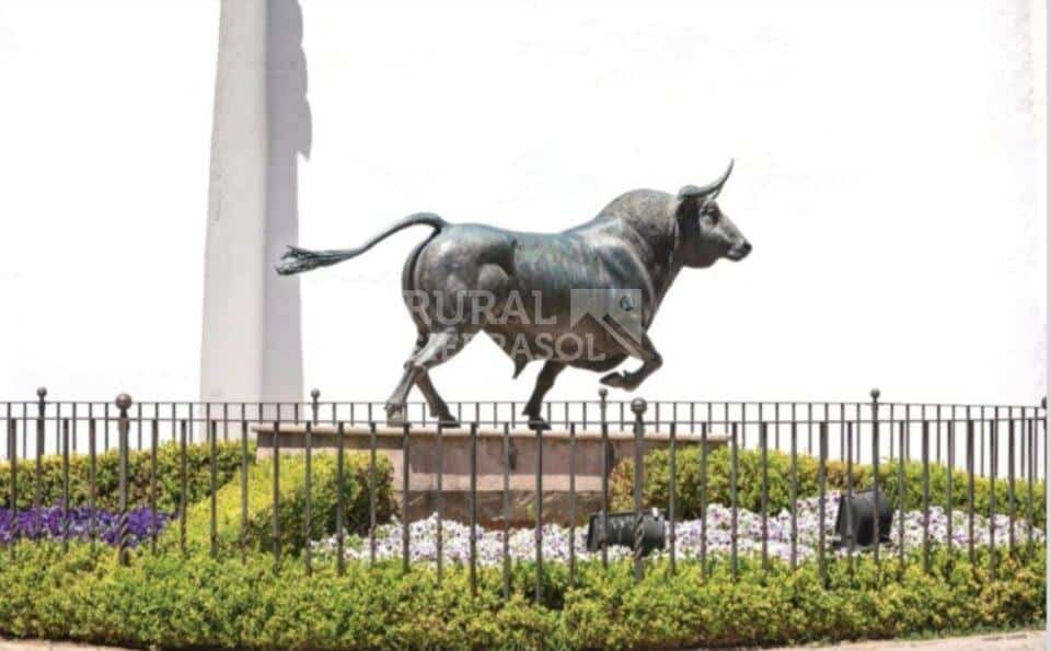 Estatua taurina en Ronda
