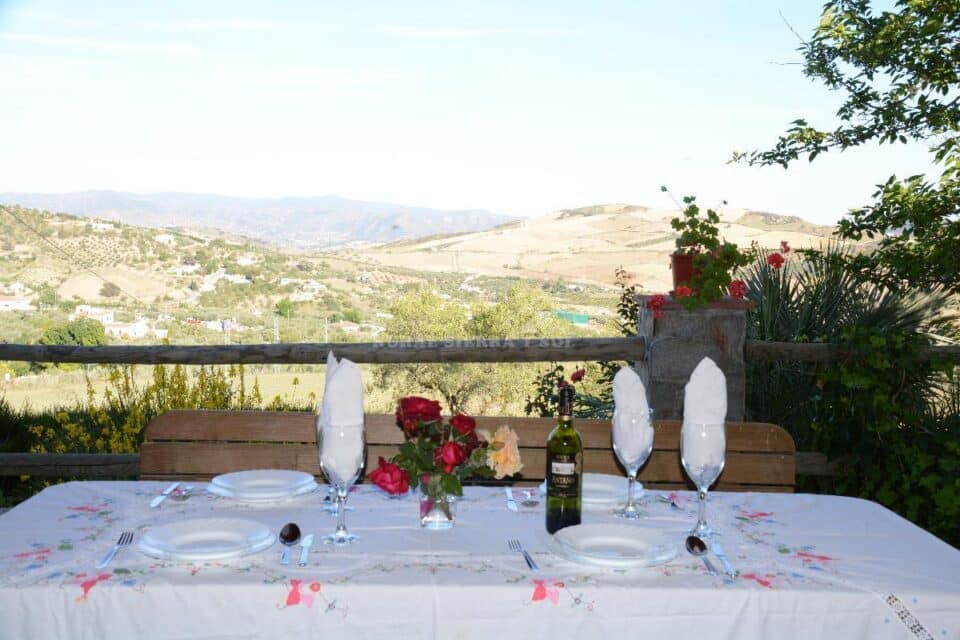 Vistas desde porche de Casa rural en Antequera (Málaga)-3326