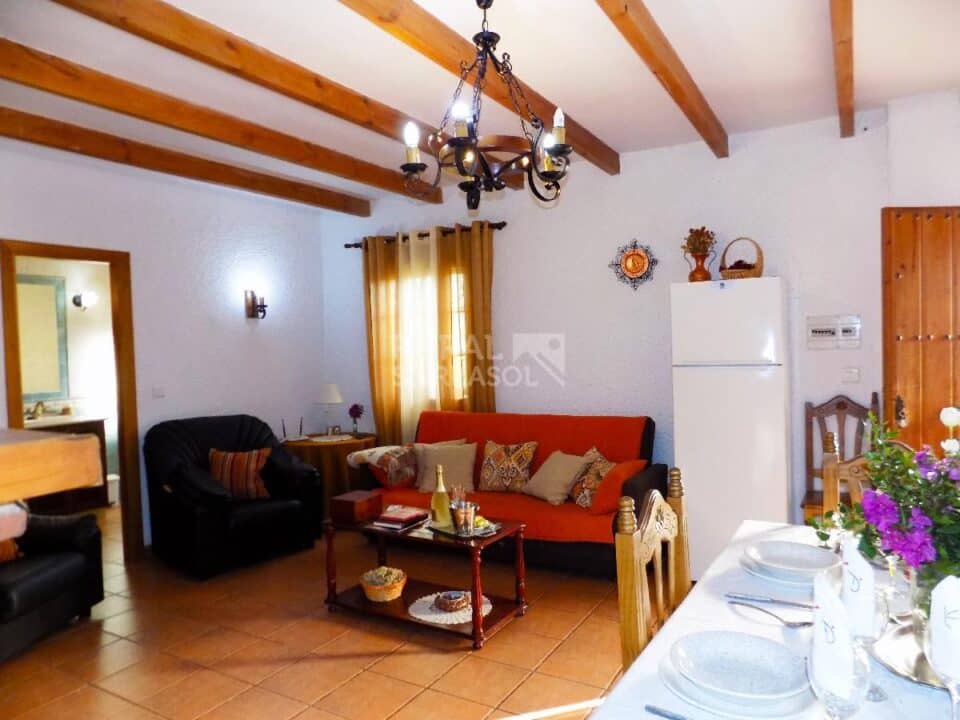 Sofás en salón de Casa rural en Periana (Málaga)-3339