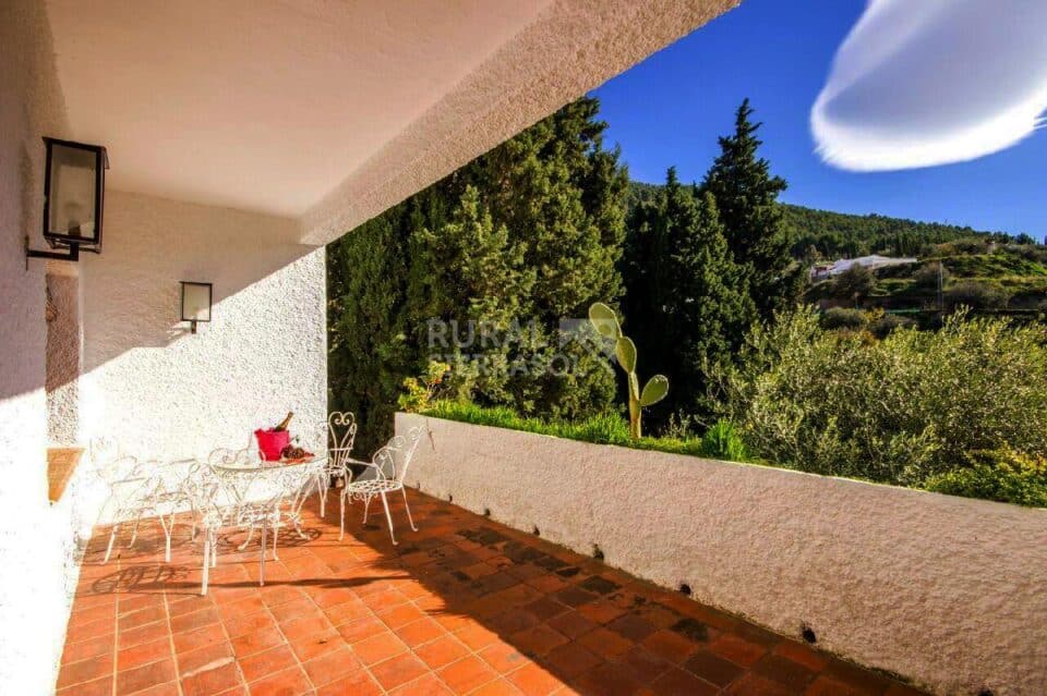 Terraza con preciosas vistas de Casa rural en Alcaucín (Málaga)-3418