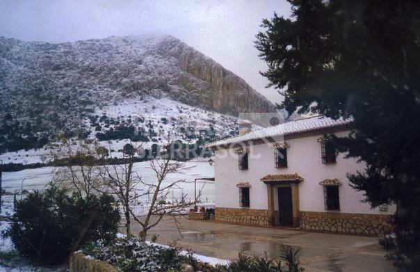 Paisaje nevado de Casa rural en Alfarnate (Málaga)-3508