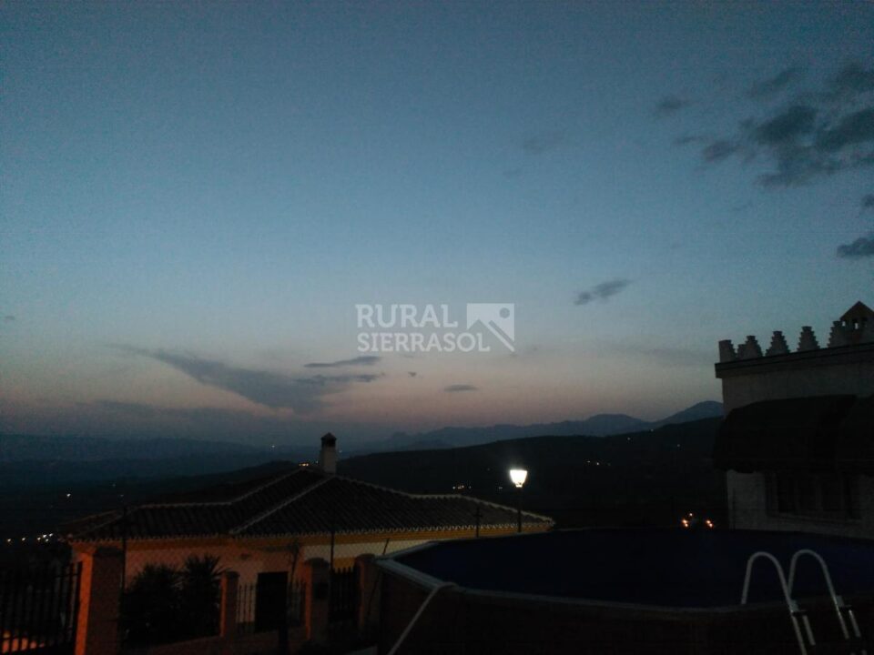 Atardecer desde Casa rural en Alcaucín (Málaga)-3700