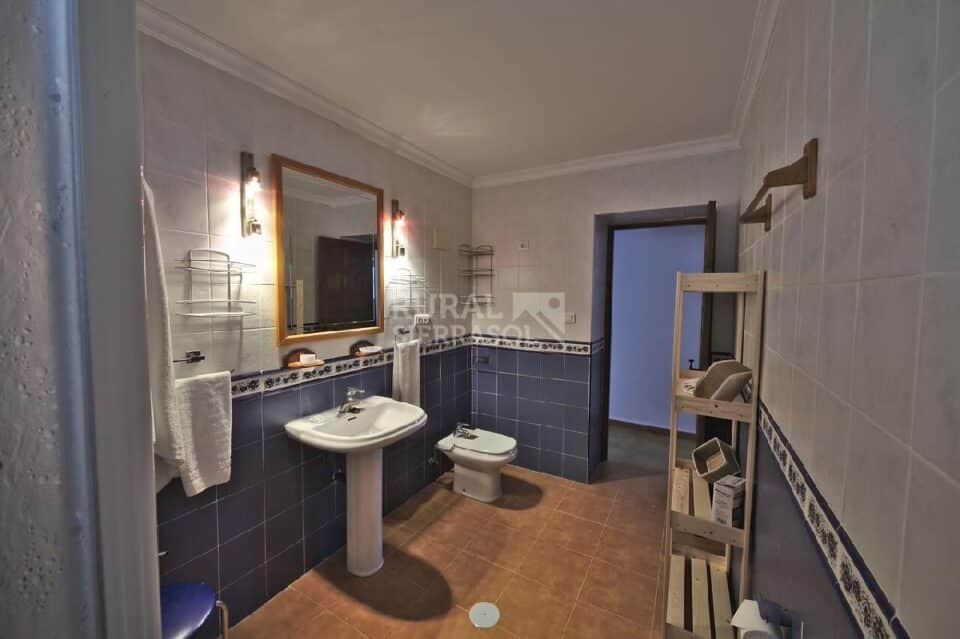 Baño azul de Casa rural en Alcaucín (Málaga)-3700