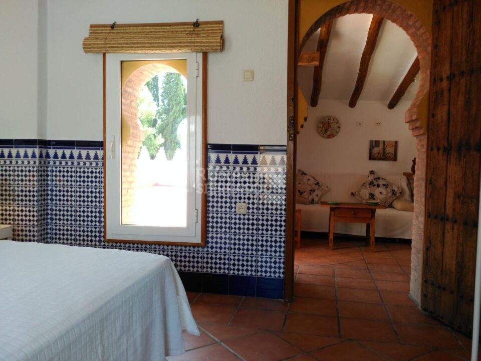 Dormitorio de Casa rural en Alcaucín (Málaga)-3701