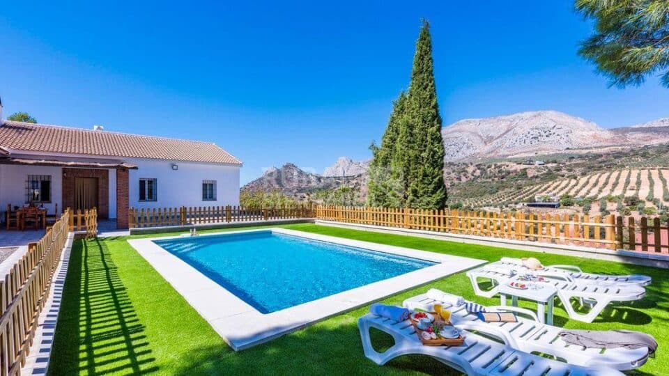 Magnífica Casa Rural en El Chorro, con piscina, aire acondicionado y wifi - Imagen 43