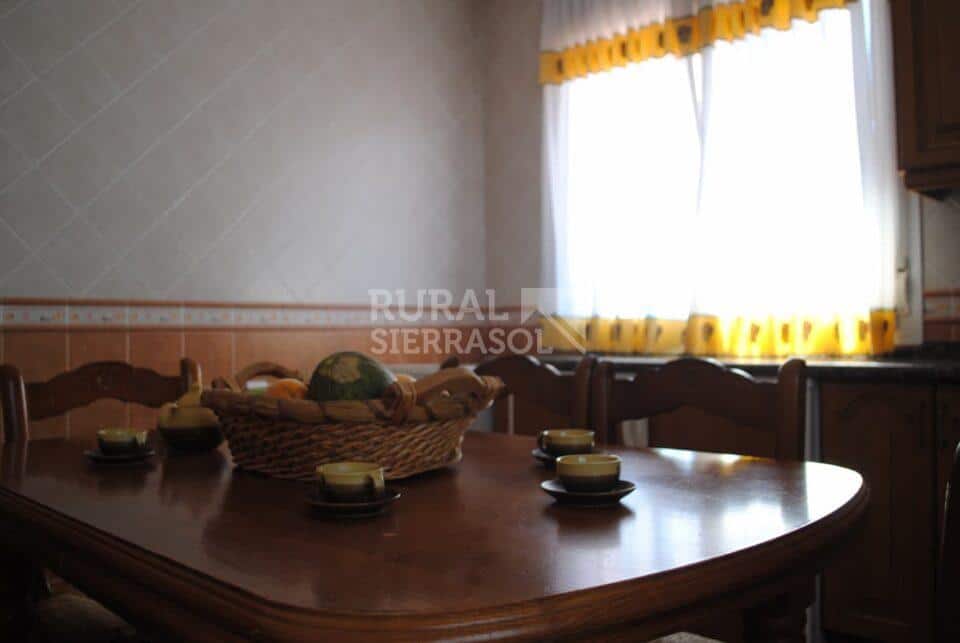 Cocina de arriba con café de casa rural en Periana (referencia 1003)