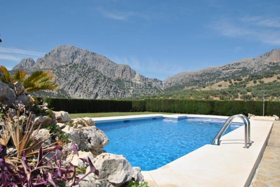 Precioso Alojamiento Rural en Periana con piscina rodeada de césped y wi-fi - Imagen 5