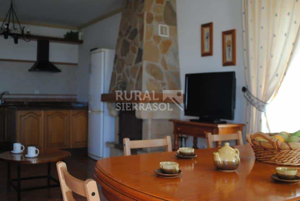 Salón con café de casa rural en Periana (referencia 1003)