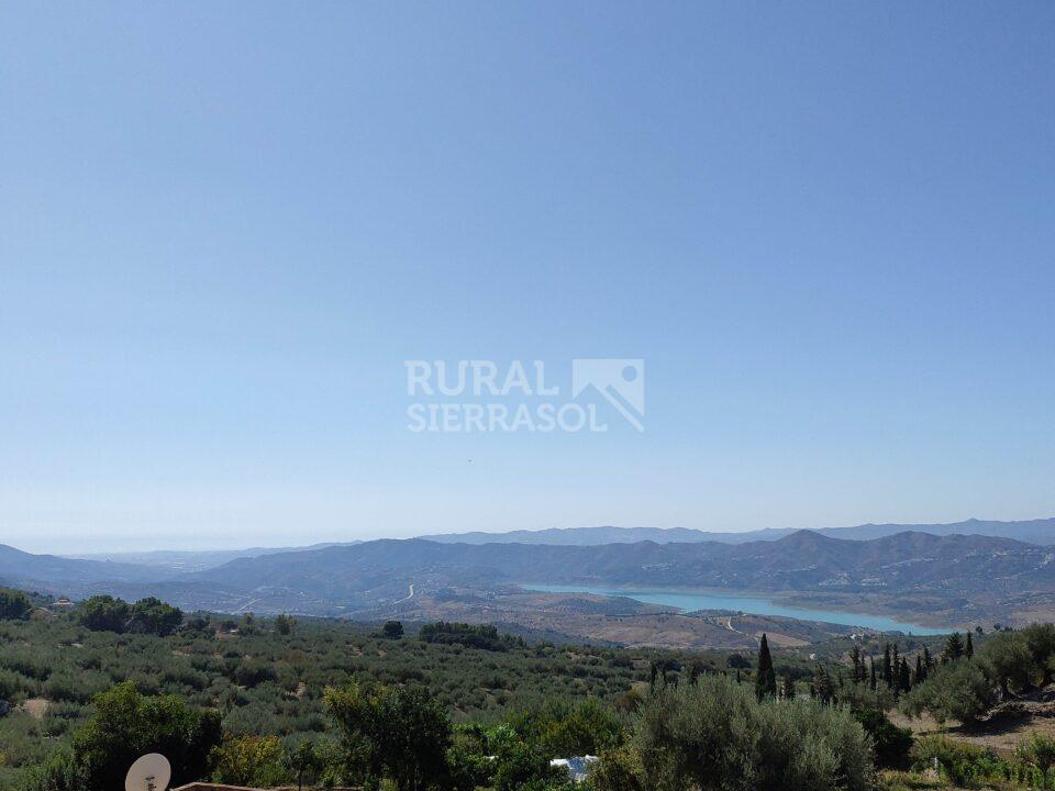 Pantano desde casa rural en Periana (Málaga) referencia 1086