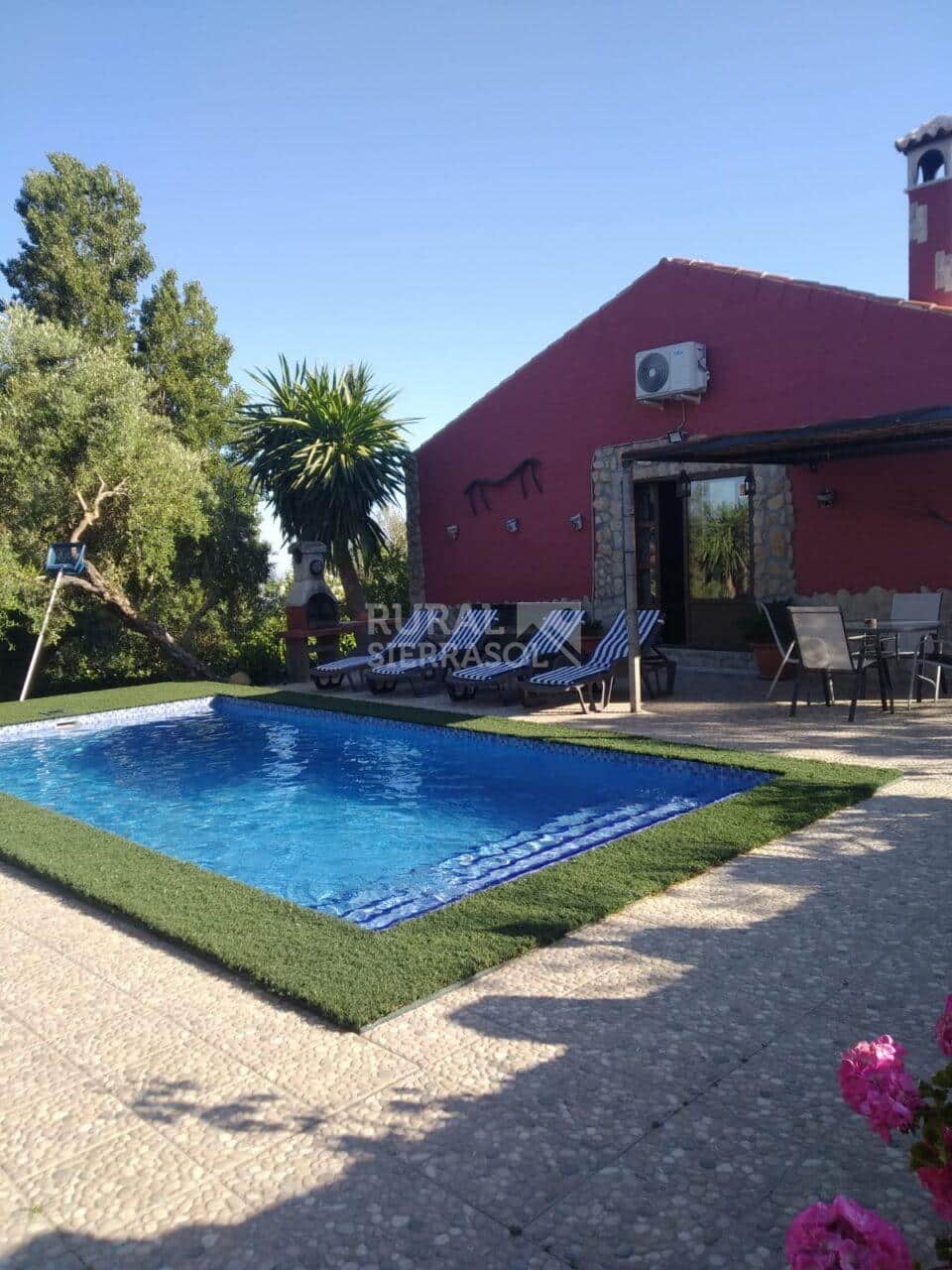 Piscina y porche de casa rural en El Gastor (Cádiz), referencia 1886