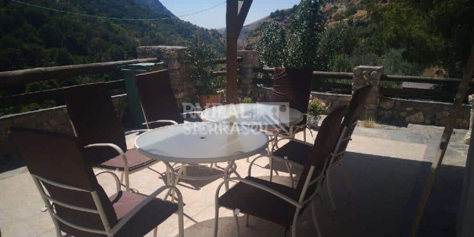 Terraza de casa rural en Taberno (Almería) referencia 0575