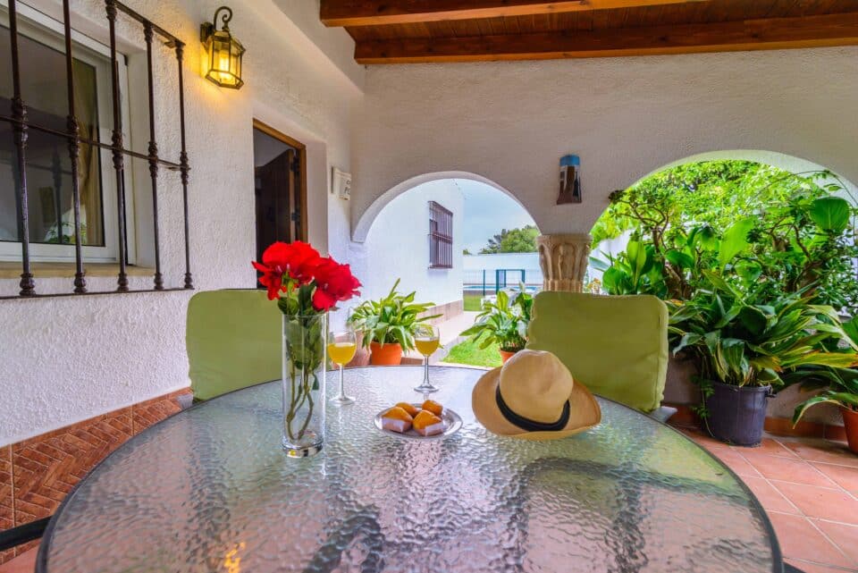 Bonita Casa Rural en Los Caños de Meca cerca de la playa con, chimenea, piscina y barbacoa - Imagen 24