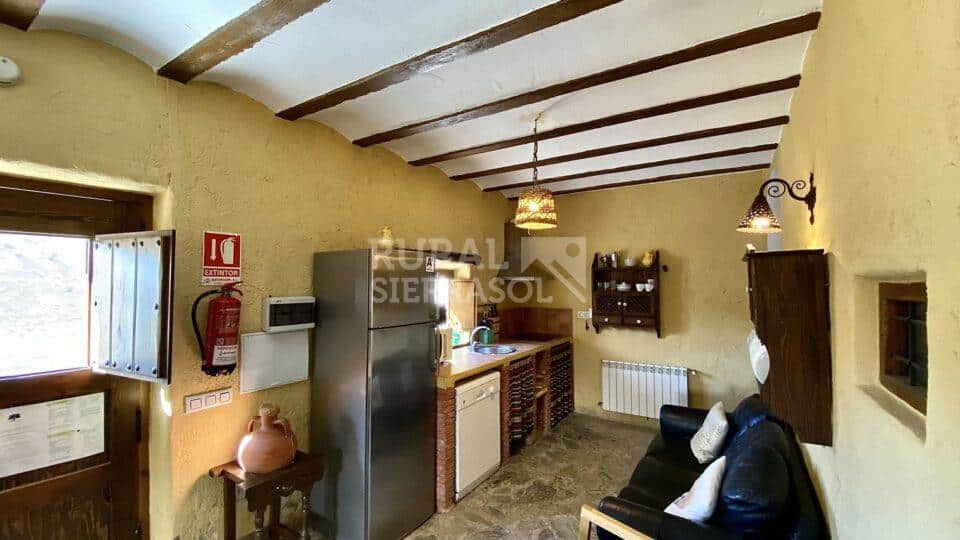 Salón cocina de casa rural en Taberno (Almería) - 0967