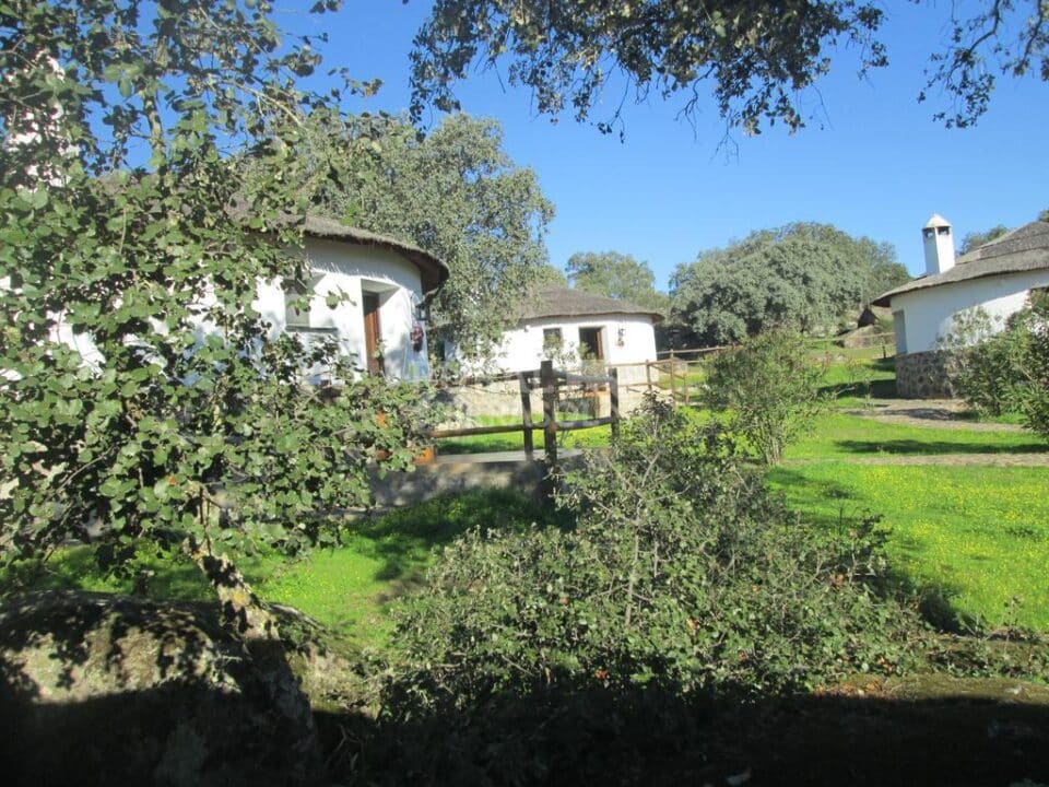 Cabaña Rural con chimenea y barbacoa, en La Roca de La Sierra - Imagen 4