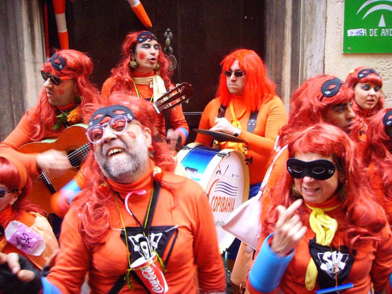 Los mejores lugares para vivir el Carnaval en Andalucía