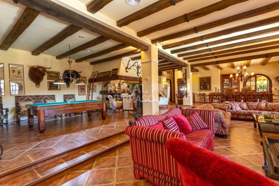 Salón de casa rural en Alcaucín (Málaga) referencia 4105