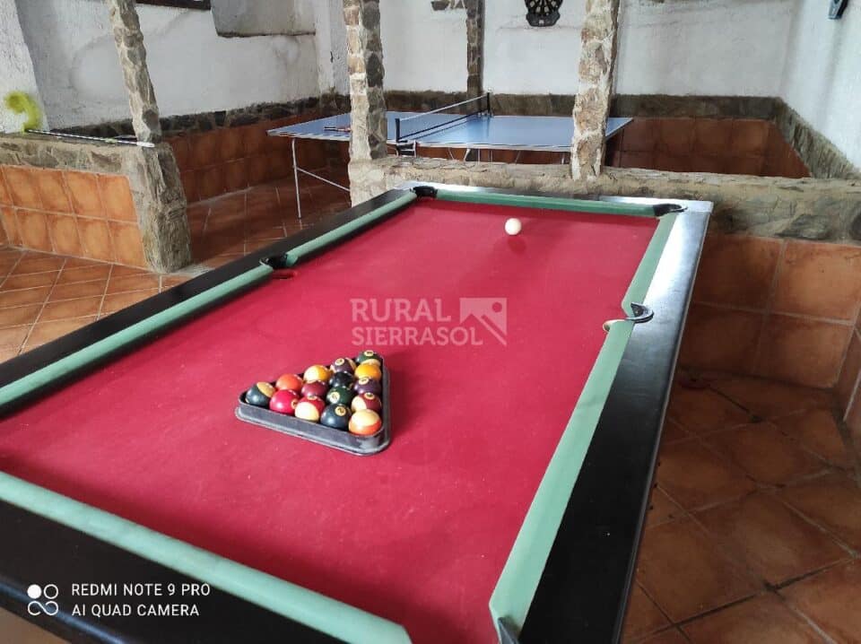 Mesa de billar de casa rural en Peñarroya-Pueblonuevo (Córdoba) referencia 4078