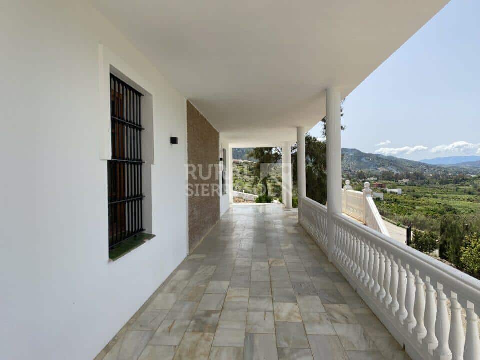 Terraza de casa rural en Álora (Málaga) referencia 4107