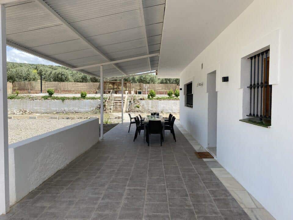 Mesa de porche de casa rural en Álora (Málaga) referencia 4107