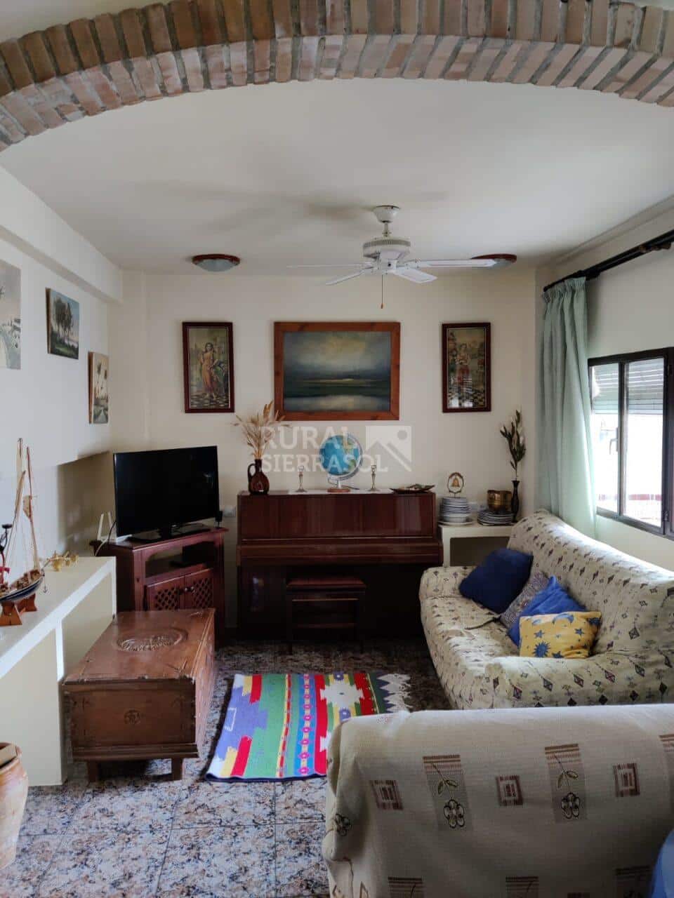Salón principal de casa rural en El Burgo (Málaga) referencia 4089