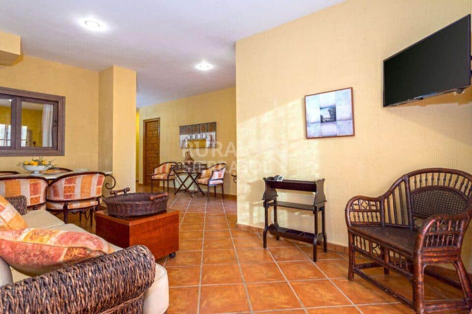 Habitación con televisión de casa rural en Alcaucín (Málaga) referencia 4105