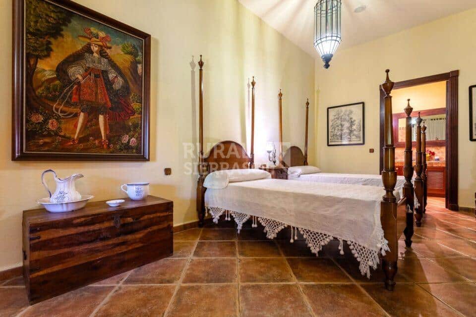Habitación de dos camas de casa rural en Alcaucín (Málaga) referencia 4105