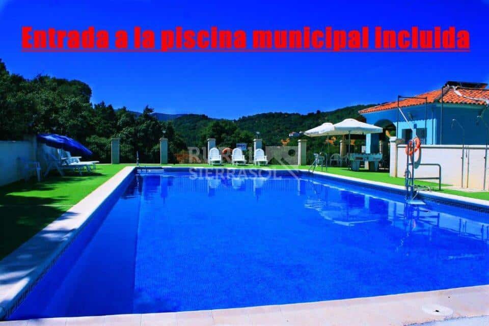 Piscina de casa rural en Júzcar (Málaga) referencia 3538