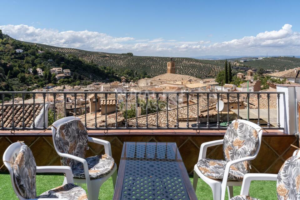 Vistas de terraza de casa rural en Cazorla (Jaén) referencia 4121
