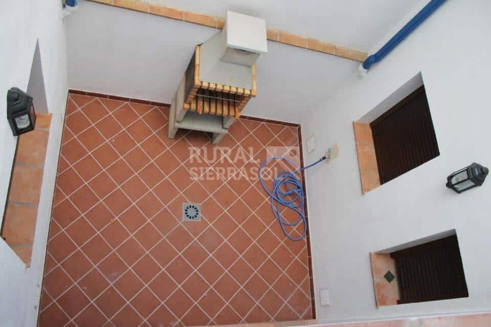 Patio de casa rural en Júzcar (Málaga) referencia 3538