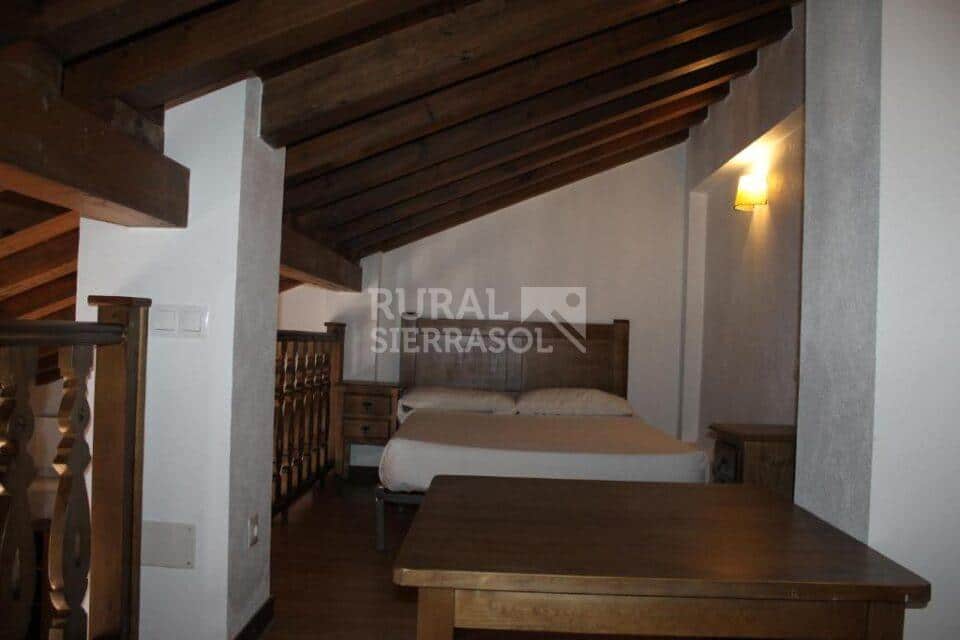 Habitación de matrimonio de casa rural en Júzcar (Málaga) referencia 3539