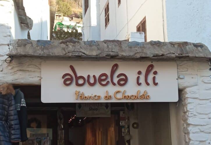 Más de 40 variedades de chocolate en Pampaneira