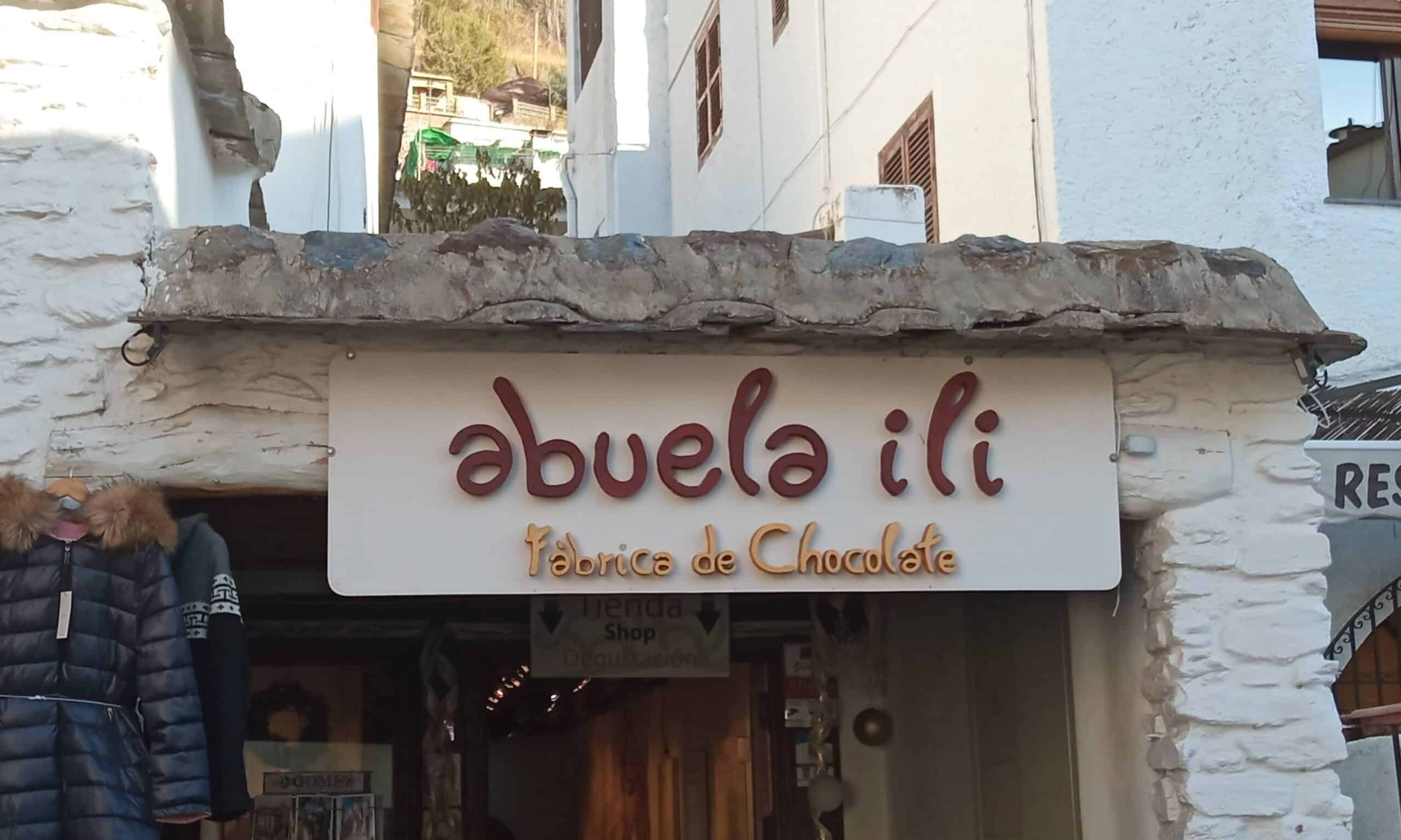 Abuela ili chocolate en Pampaneira