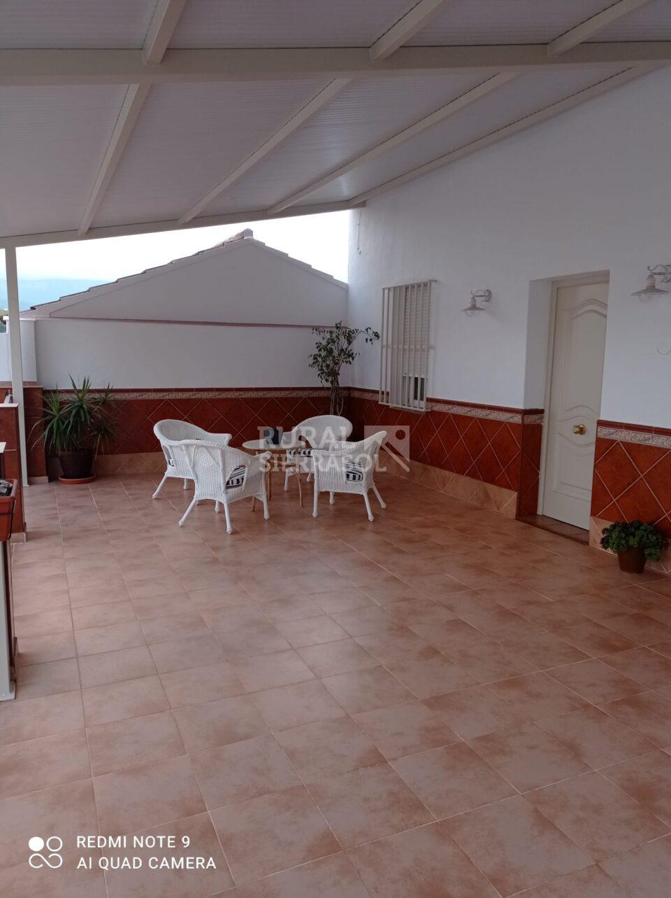 Terraza de casa rural en Algodonales Cádiz) referencia 4133