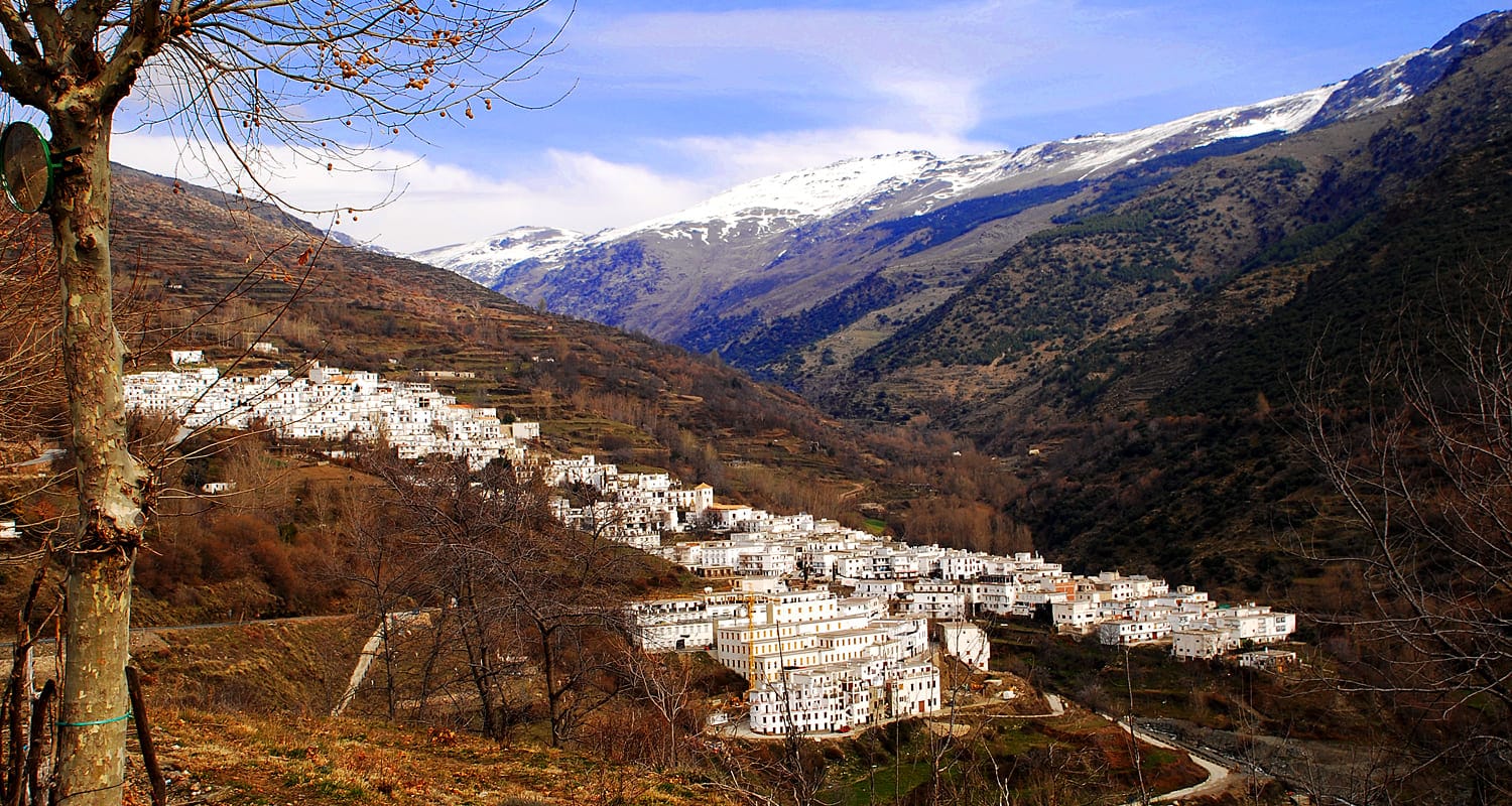 Vista del pueblo de Trevélez