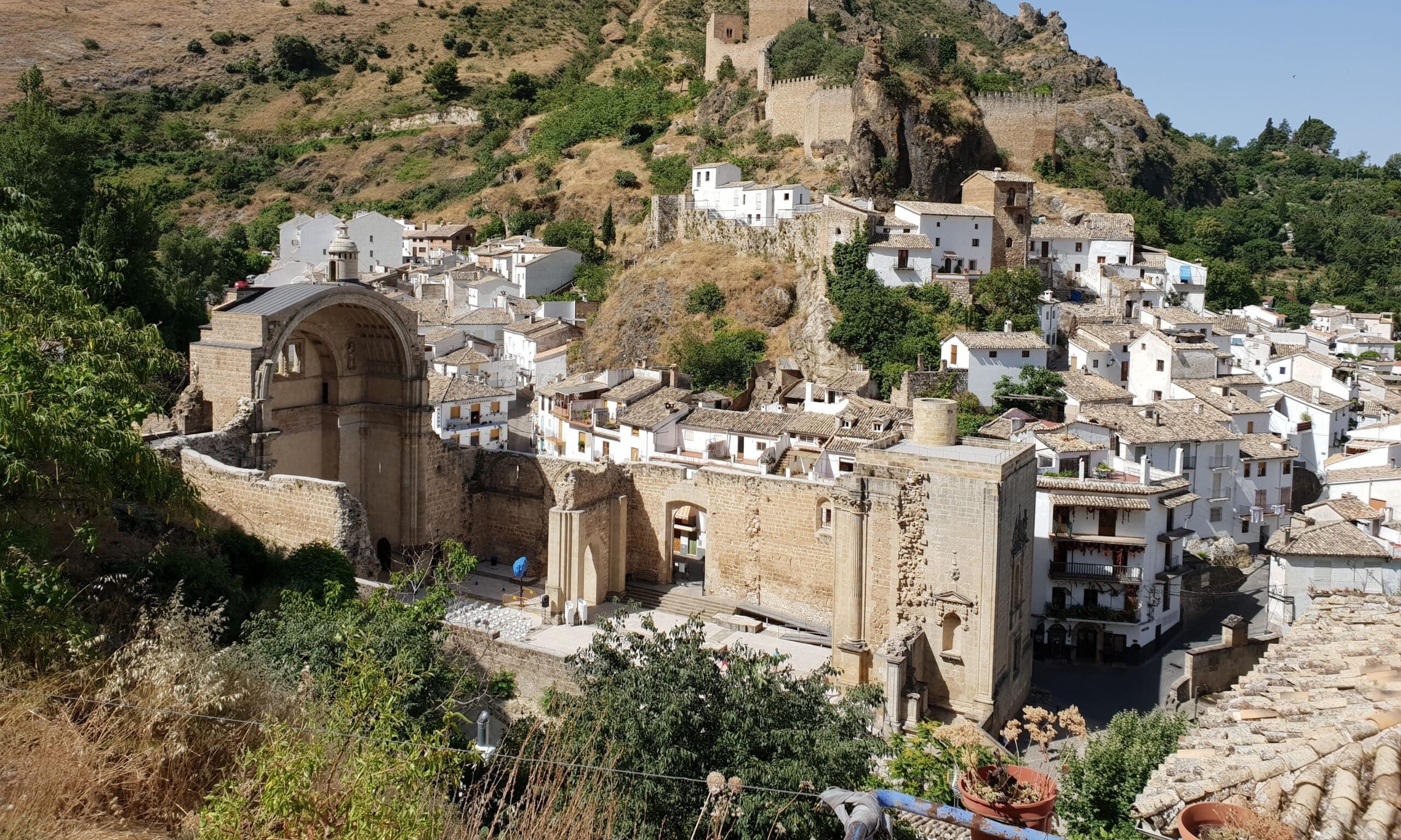 Vista de las Ruinas de la Iglesia de Santa María de Cazorla