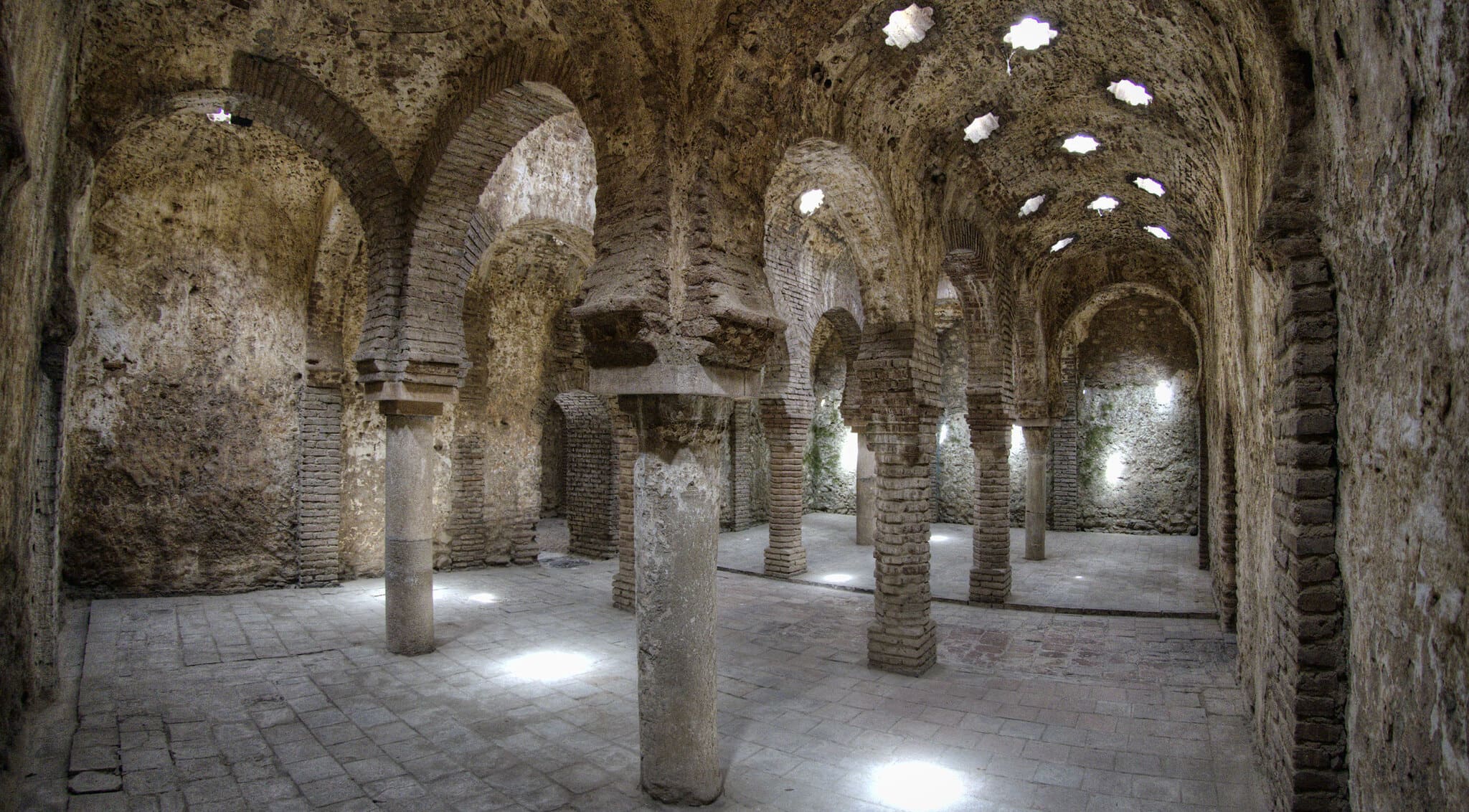 Imagen de los Baños Árabes de Ronda en la actualidad