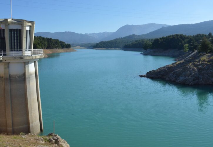 Embalse de la Bolera de Pozo Alcón, en plena naturaleza