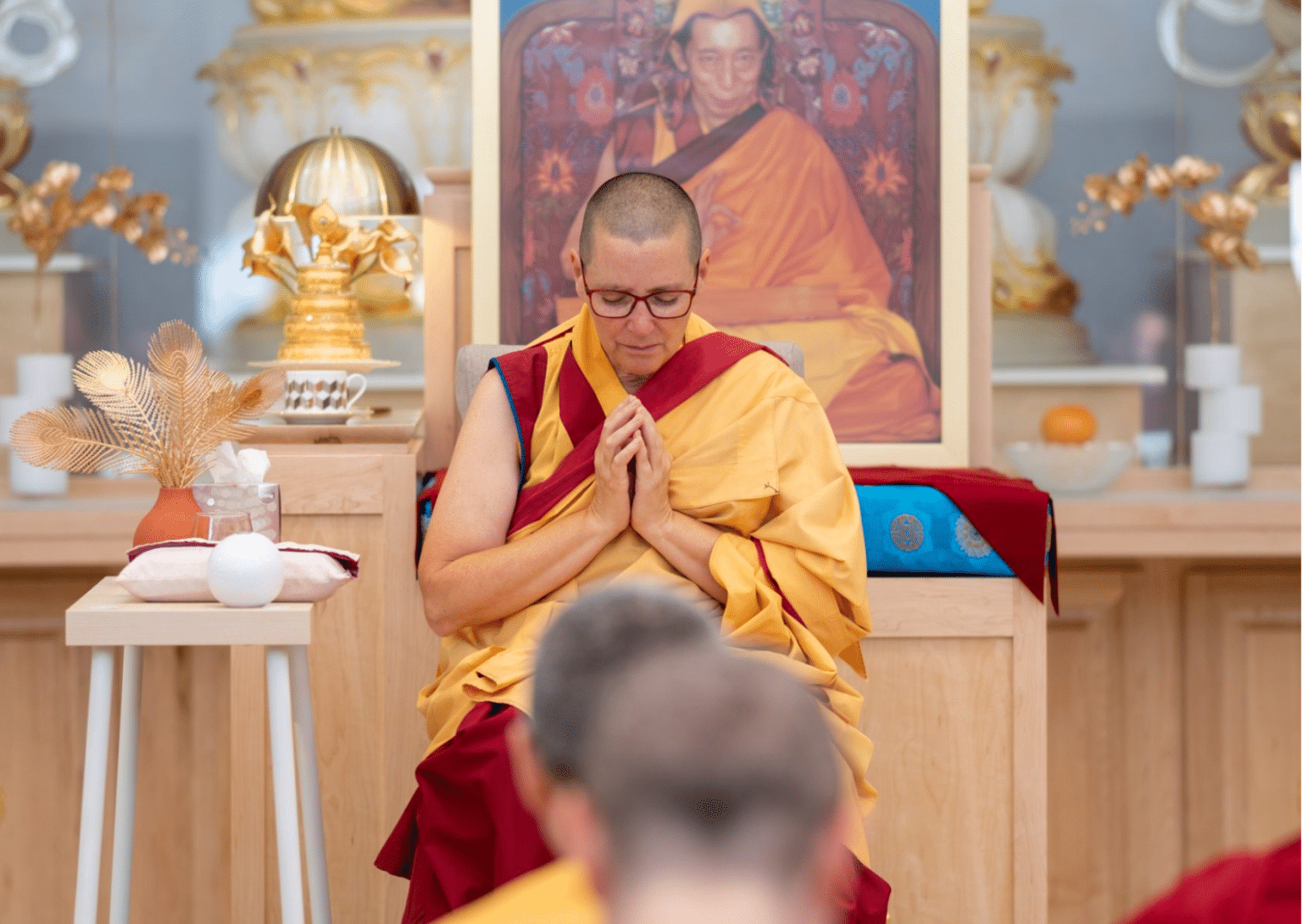 Clase de meditación en el Templo Kadampa para la Paz en el Mundo de Alhaurín el Grande - Rural Sierra Sol